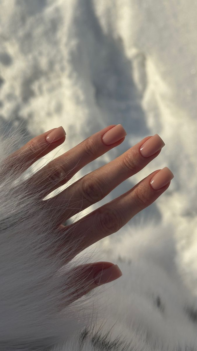 Нюдовий манікюр - фото 586279