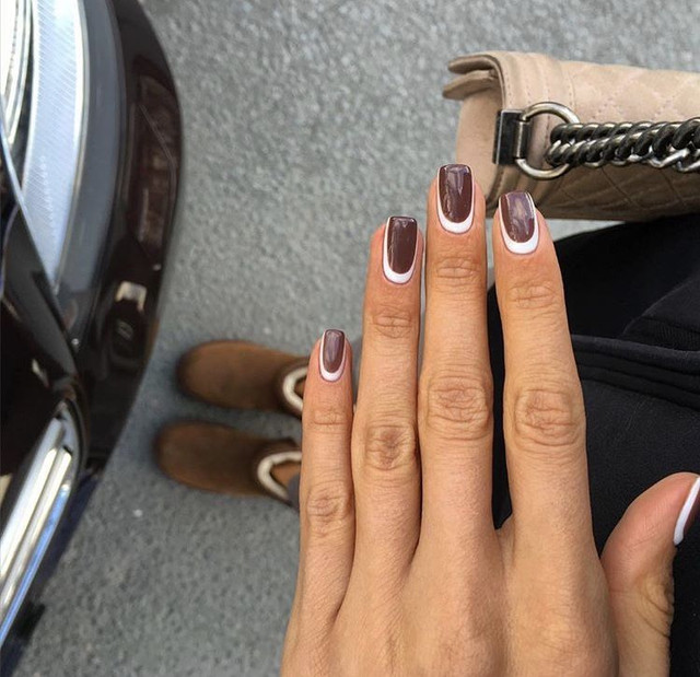 Варіанти стильного манікюру - фото 586768