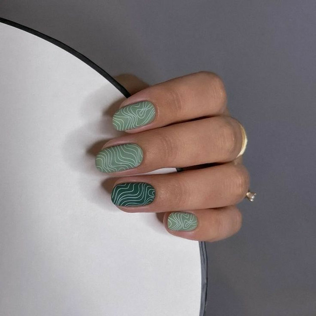 Варіанти стильного манікюру - фото 586773