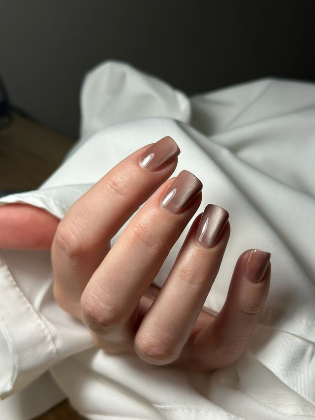 Манікюр з ефектом мішури - фото 588468