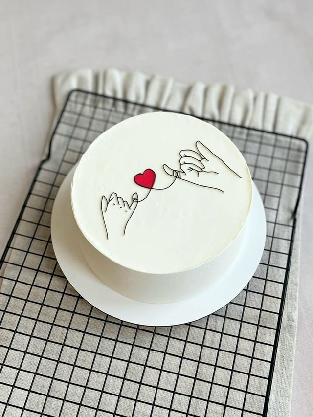 Торт на День святого Валентина- фото 591925