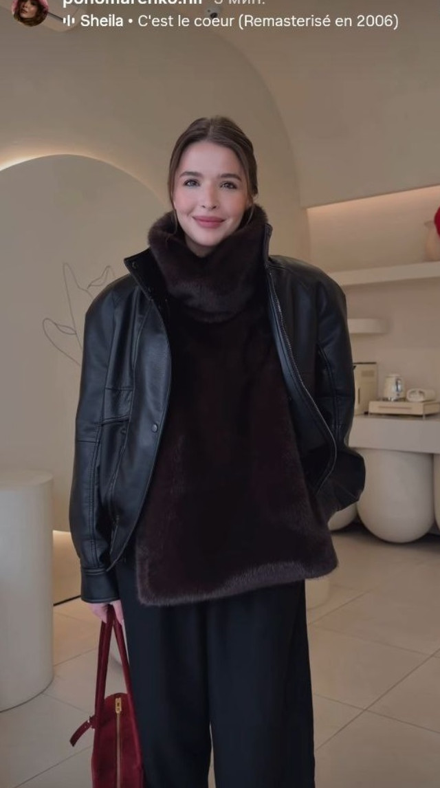 Маша Єфросиніна та Ірина Пономаренко задали тренд на хутряні манішки - фото 593011