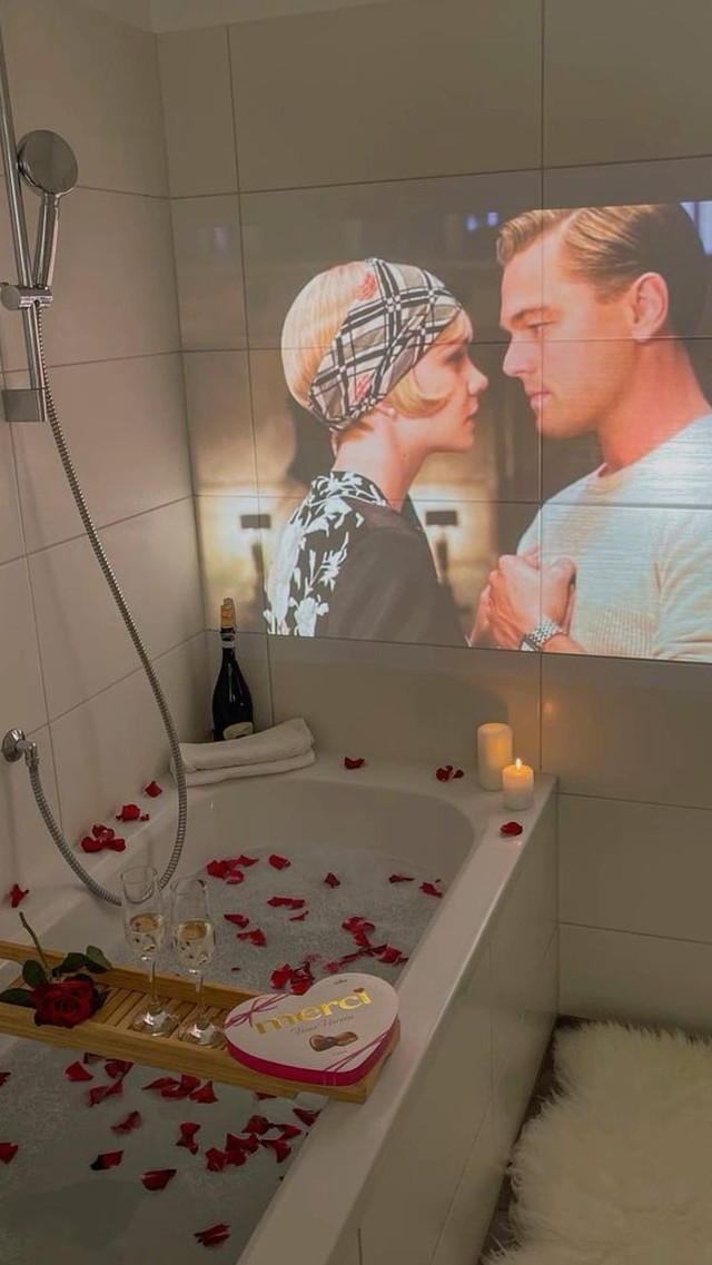 Декор ванної кімнати на День закоханих- фото 595460