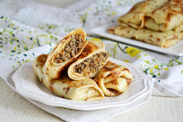 Млинці з печінкою - фото 597626