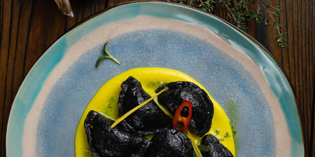 Вареники з кальмаром - фото 597814