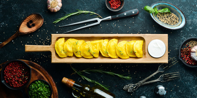 Вареники з солодким пряним бататом - фото 597816