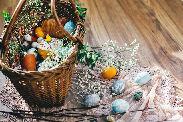 Крафтовий кошик на Великдень- фото 608678