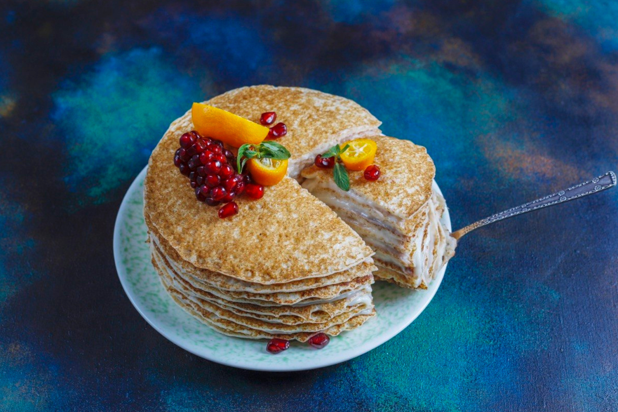 Млинцевий торт із сирним кремом - фото 1