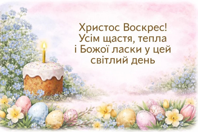 Привітання на Великдень 2026- фото 611028