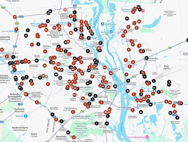 Інтерактивна мапа ДТП з важкими наслідками - фото 611120