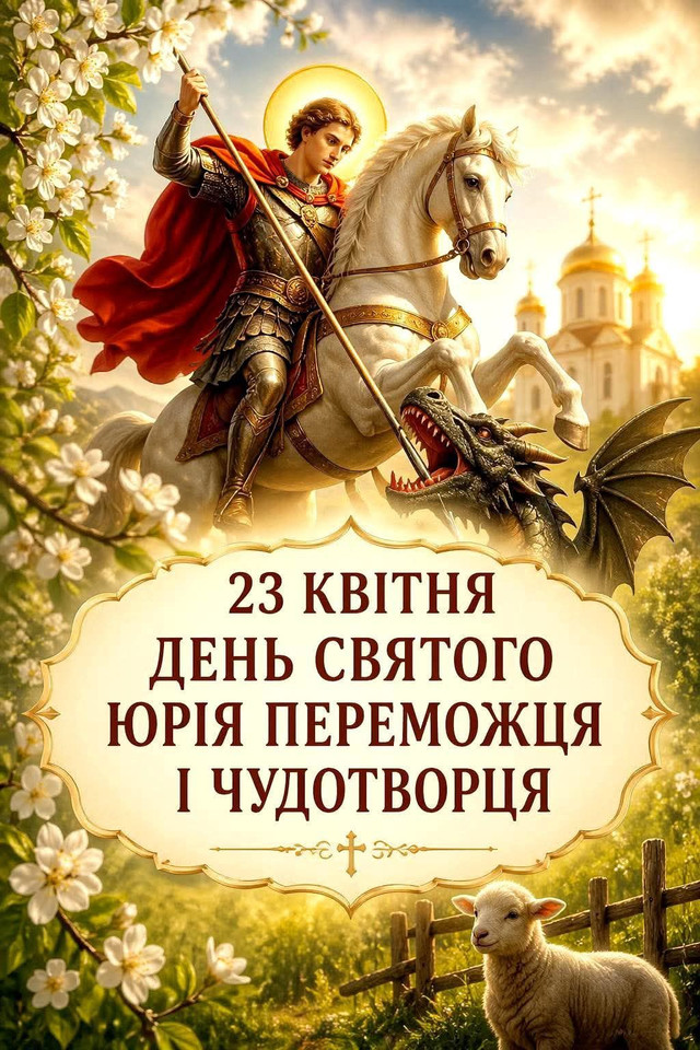 Як красиво привітати з Днем Юрія Переможця: поздоровлення у картинках і прозі зі святом - фото 612539