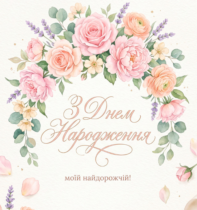 Картинки з днем народження – красиві, прикольні та ніжні привітання українською - фото 613330