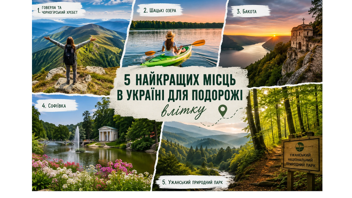 5 цікавих місць України, які варто відвідати саме влітку - фото 1
